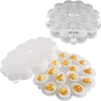 Deviled Egg Trays with Snap On Lids