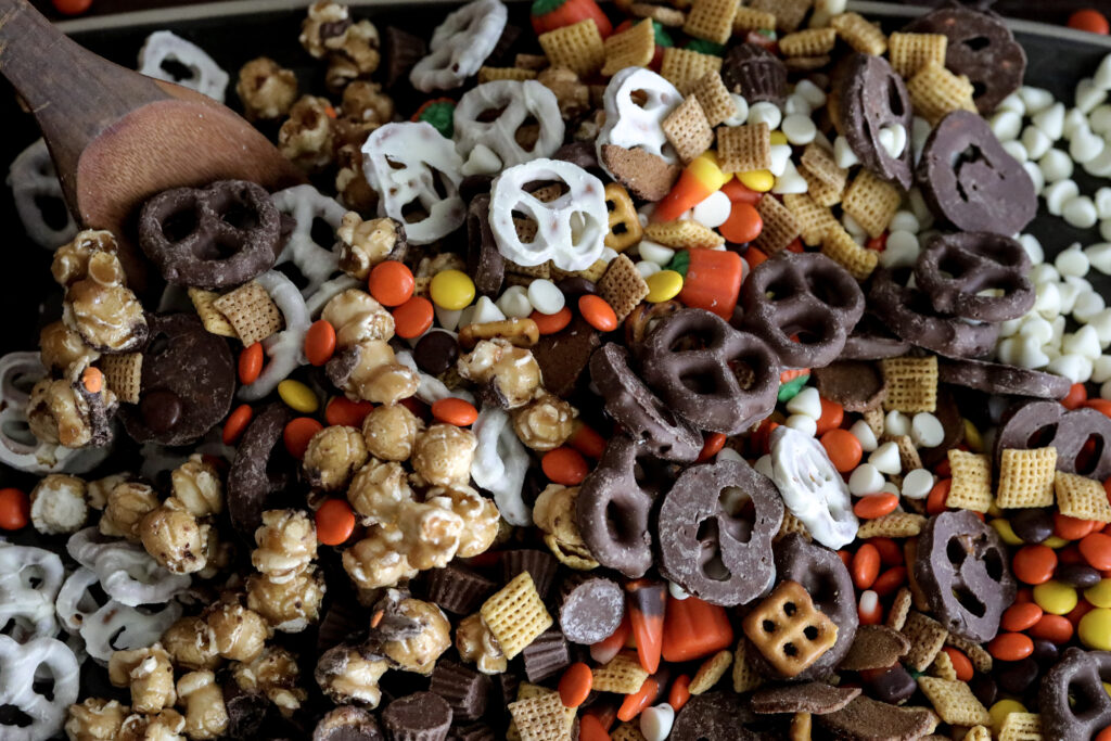 trail mix close up 